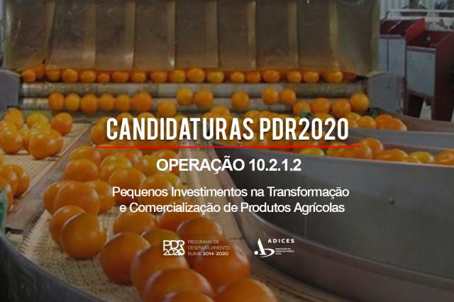 11º CONCURSO [ Operação 10.2.1.2 ] - Pequenos Investimentos na Transformação e Comercialização de Produtos Agrícolas