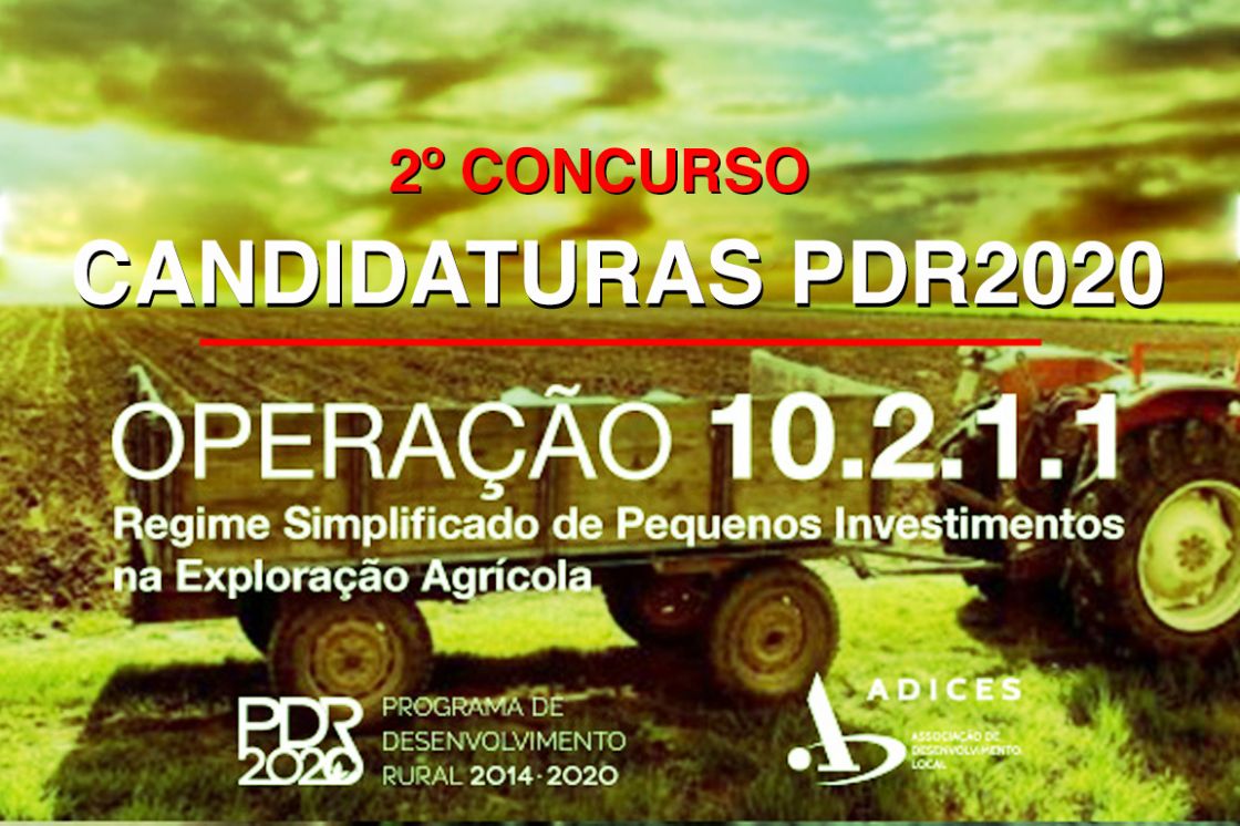 Regime Simplificado de Pequenos Investimentos na Exploração Agrícola - OP 10.2.1.1 - 2º CONCURSO