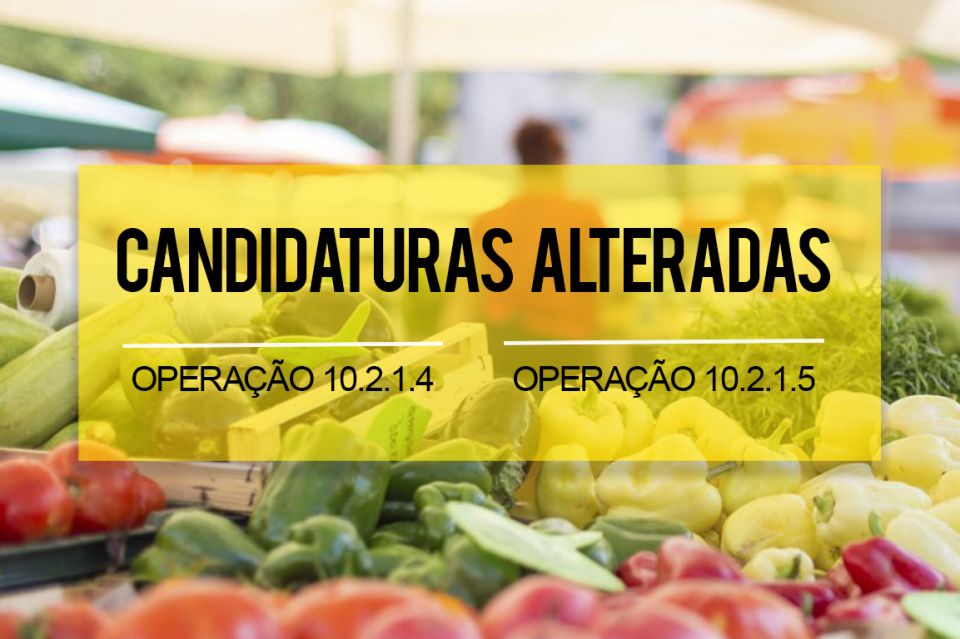 CANDIDATURAS ABERTAS DLBC/LEADER - ADICES PACTO 2020 - OPERAÇÃO 10.2.1.4 e 10.2.1.5 - 2º CONCURSO